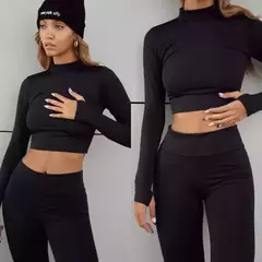 Conjunto Calza + Remera Top Deportivo en internet