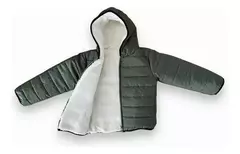 Campera Unisex Super Abrigada Con Piel Niños - comprar online