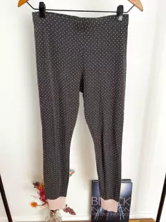 Pantalon De Pijama Hym Gris Oscuro Lunares Talle S