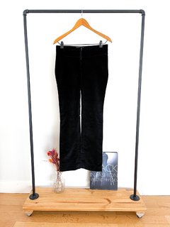 Pantalon Negro De Pana Veronica De La Canal Talle 1
