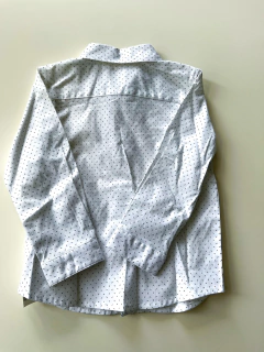 Camisa Zara Bebe Blanca Con Pintitas Talle 18-24 Meses - comprar online