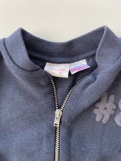 Buzo Con Cierre Zara Bebe Azul Talle 9-12 M en internet