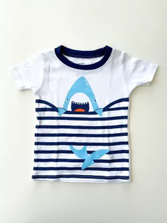 Pijama Carters Estampa Tiburon Talle 12 Meses