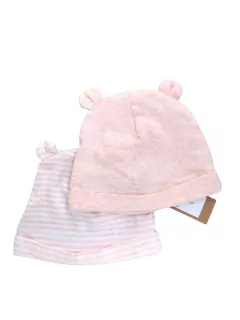 Gorro con orejitas x2 bebe rosa BabyGap Talle 6-12 Meses - comprar online