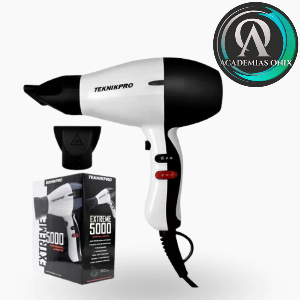 SECADOR DE PELO TEKNIKPRO - BLACK & WHITE