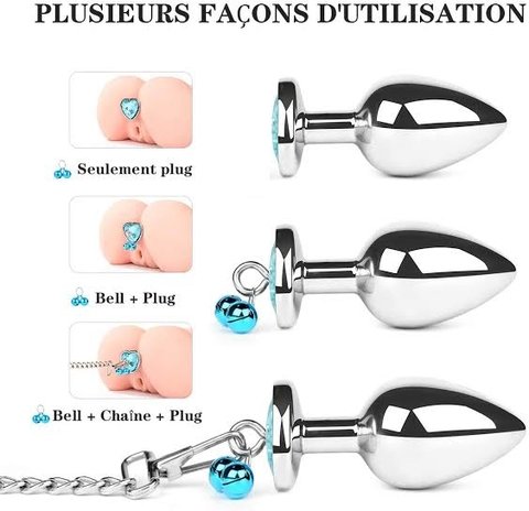 Plug Anal com sino - tamanho G