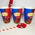 Vasos polipapel con sorbete X10