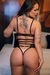 BODY SENSUAL E SOFISTICADO PARA NOITES INESQUECÍVEIS Ref.: 04048-PRETO - comprar online