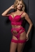 CONJUNJO SENSUAL CROPPED CBOJO E CINTA-LIGA Ref.: 04019-PINK