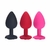 Plug Anal em silicone - Formato de Rosa - Tamanho M - 8,5x3,5 - SI Código do Produto: 7909 - Olhar de sedução