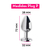 PLUG ANAL DE AÇO PEQUENO COM JOIA CRISTAL ROXO - comprar online