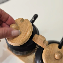 SET X2 AZUCARERA PORCELANA Y BAMBU en internet