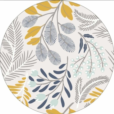 INDIVIDUAL ESTAMPADO IMPERMEABLE CIRCULAR