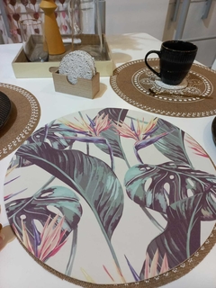 INDIVIDUAL ESTAMPADO IMPERMEABLE CIRCULAR - tienda online