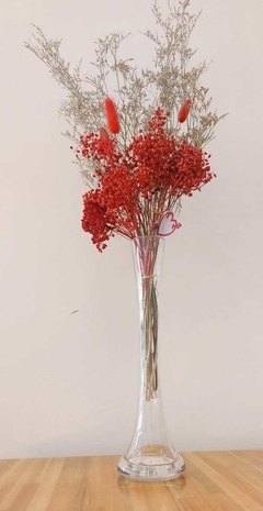 FLORERO VIDRIO BASE REDONDA - comprar online