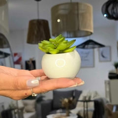 MINI MACETA CERAMICA ARTIFICIAL - Enamorart