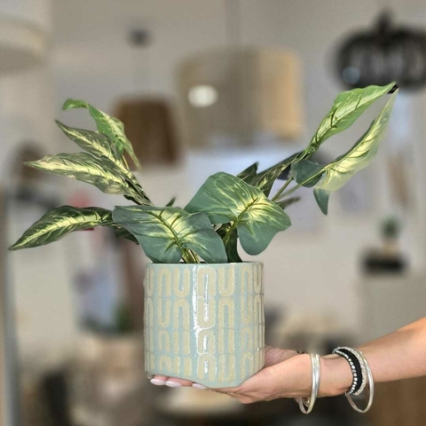 PLANTA HOJAS VERDES 45CM