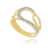 ANEL BANHADO EM OURO 18K