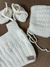Conjunto chaleco / crudo /