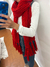 Bufanda flecos / cherry / - comprar online