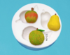 FRUTAS: PÊRA, LARANJA E MAÇÃ