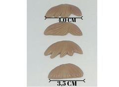 MOLDE DE SILICONE -  4 CABELOS
