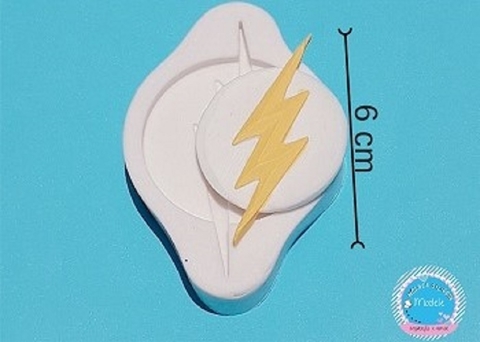 molde-de-silicone-símbolo-flash