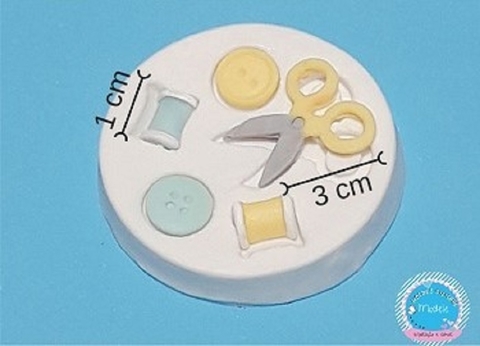 MOLDE DE SILICONE - COSTURA MINI