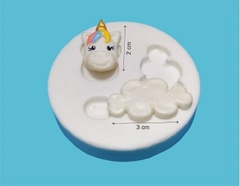 molde-de-silicone-unicórnio-nuvem