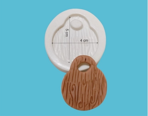MOLDE DE SILICONE - TÁBUA RÚSTICA
