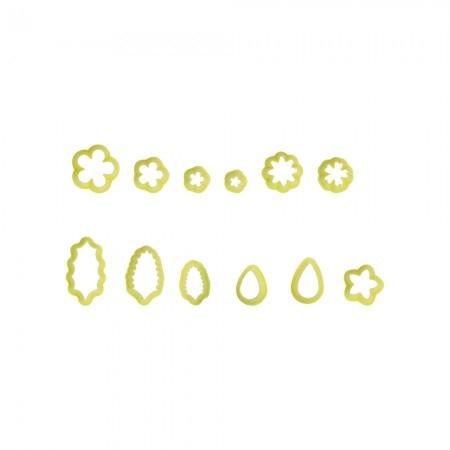 CORTADOR DE FLORES C/ 12 PÇS