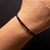 Brinco CUFF SLIM de Aço PRETO - comprar online