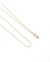 Colar Longo com Chapinhas em Banho de Ouro 18K - Maedu Semijoias 
