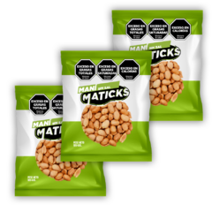 Maní Tostado sin Sal x3 Packs MATICKS - comprar online