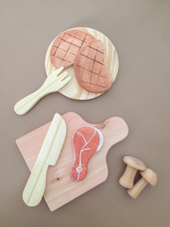 Set x 2 carnes (cruda y asada)
