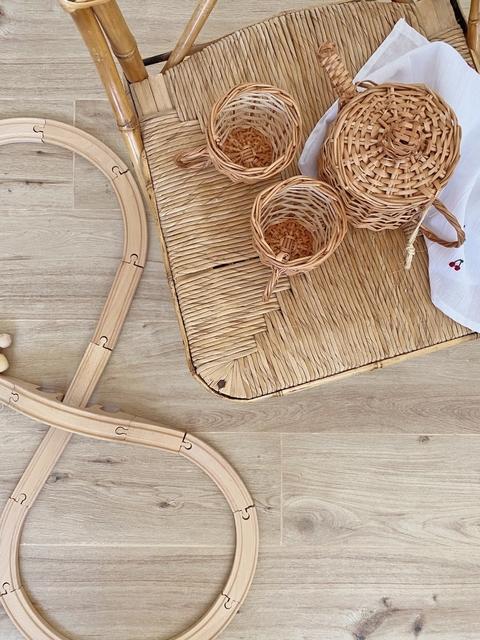 Set de té clear Marrón