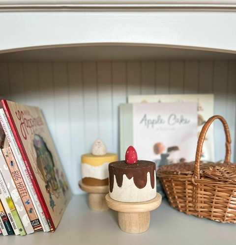 Mini cake chocolate con frutilla