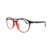 CLIP ON Round Negro y rojo - Opti Landia