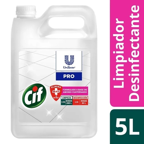Cif Desinfectante Cuaternario x 5 lts