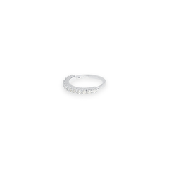 Piercing argola cravejada fina