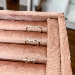 Trio argola coração torcido - comprar online
