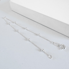 Pulseira groumet com bolinhas