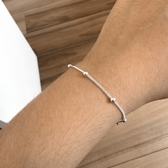Pulseira groumet com bolinhas - comprar online