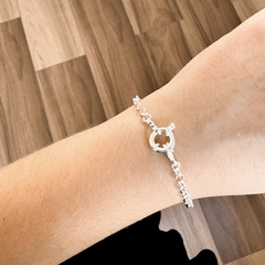 Pulseira elo português grossa - comprar online