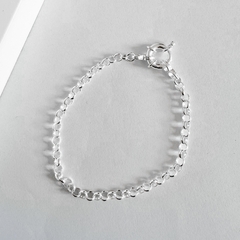 Pulseira elo português grossa