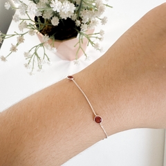 Pulseira pontos de luz rosa - comprar online