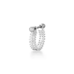 Piercing meia argola cravejada duplo para conch - comprar online