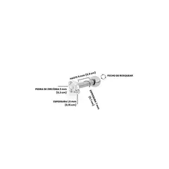 Piercing ponto de luz 3mm - comprar online