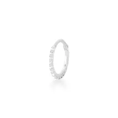 Piercing argola conch de click cravejada