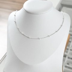 Choker rabo de rato com bolinhas - comprar online